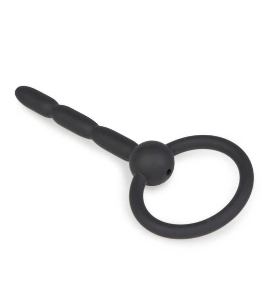 Ribbed Hollow Silicone Penis Plug - 1 - notaboo.es