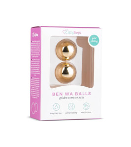 Gold ben wa balls - 25mm - notaboo.es