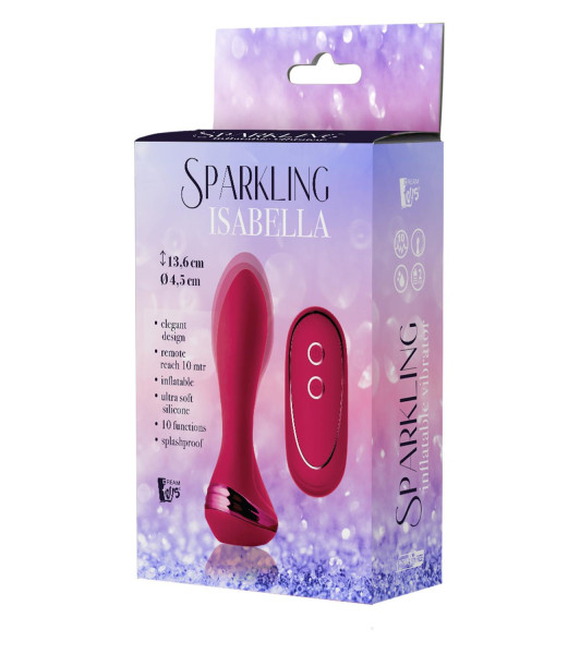 VIBRADOR REMOTO INFLABLE ESPUMOSO ISABELLA - 1 - notaboo.es