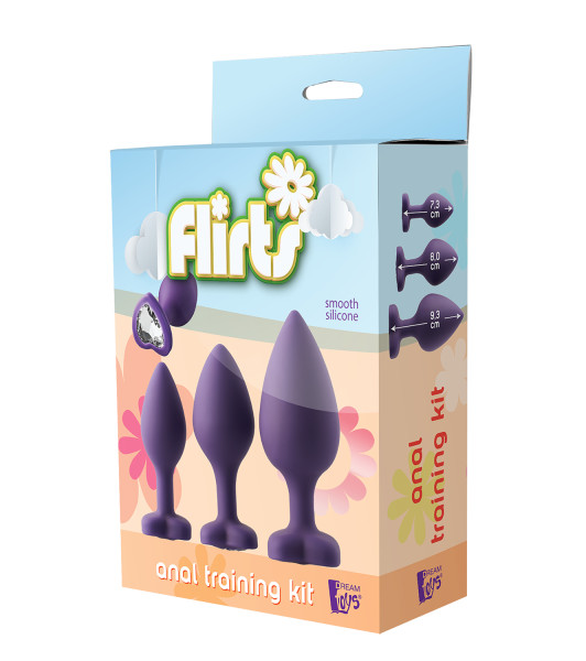 COQUETEOS KIT DE ENTRENAMIENTO ANAL GEMA PIEDRA PÚRPURA - 1 - notaboo.es
