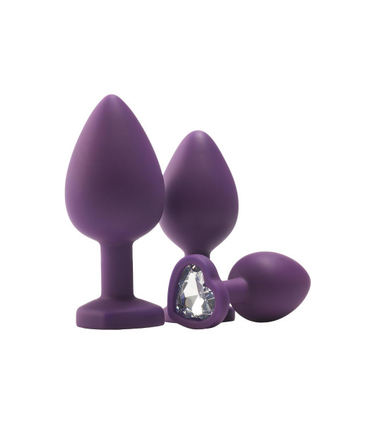 COQUETEOS KIT DE ENTRENAMIENTO ANAL GEMA PIEDRA PÚRPURA - 3 - notaboo.es