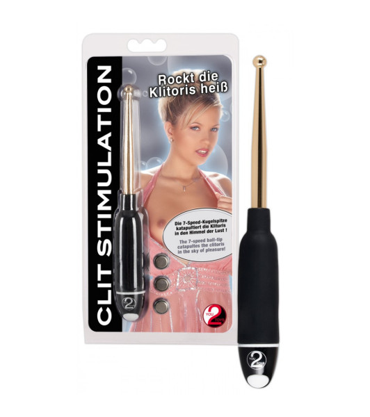 Estimulador de clítoris negro-oro You2Toys - 9 - notaboo.es