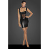 Mini vestido sexy con volantes S Noir Handmade F257, negro - 3 - notaboo.es