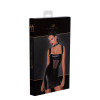 Mini vestido sexy con volantes S Noir Handmade F257, negro - 6 - notaboo.es