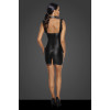 Mini vestido sexy con volantes S Noir Handmade F257, negro - 1 - notaboo.es