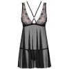 Bielizna-873-BAB-1 babydoll i stringi  S/M - 4 - notaboo.es