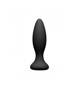 Butt plug with vibration Doc Johnson, black, 12.1 x 3.2 cm Butt plug with vibration Doc Johnson, black, 12.1 x 3.2 cm - notaboo.es