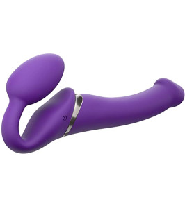 Strap-On-Me - Vibrating Bendable Strap-On M Purple - notaboo.es