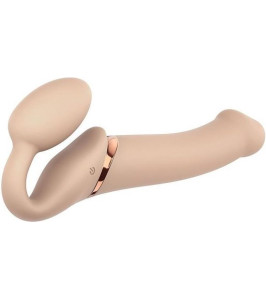 Strap On Me - Dildo vibrador sin correas - tamaño M - Beis - notaboo.es