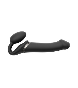 Strap On Me - Dildo vibrador sin correas - tamaño L - Negro - notaboo.es