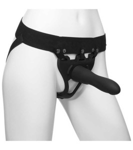 Hollow strap-on, universal, black, 19 x 4.5 cm - notaboo.es