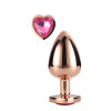 GLEAMING LOVE ROSE GOLD PLUG LARGE - 1 - notaboo.es