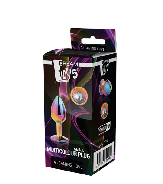 ENCHUFE MULTICOLOR DE AMOR RELUCIENTE PEQUEÑO - 1 - notaboo.es