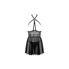 Bielizna-Nettsy babydoll i stringi czarna  S/M - 3 - notaboo.es