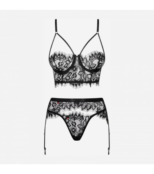 Encaje, conjunto negro - 2 - notaboo.es