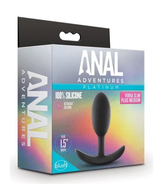 ANAL ADVENTURES VIBRA SLIM PLUG - MEDIUM - 1 - notaboo.es