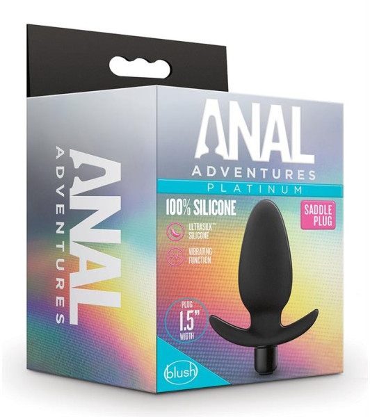 TAPÓN DE SILLÍN DE SILICONA ANAL ADVENTURES - 1 - notaboo.es
