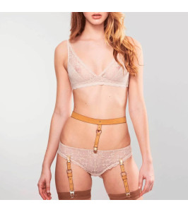 MAZE - Suspender Belt for Underwear & Stockings Brown MAZE - Suspender Belt for Underwear & Stockings Brown - notaboo.es