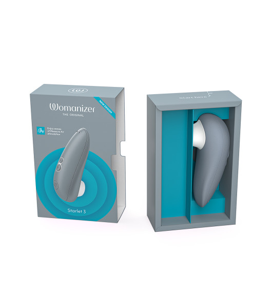 Estimulador de clítoris sin contacto Starlet 3 Womanizer, gris - 9 - notaboo.es