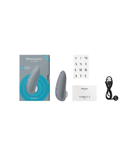 Estimulador de clítoris sin contacto Starlet 3 Womanizer, gris - 8 - notaboo.es