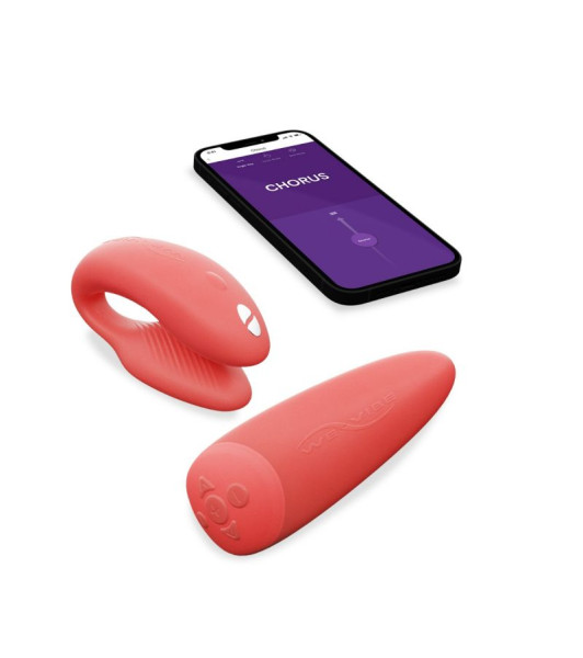 Vibrador para Parejas We-Vibe Chorus Crave Coral  NEW - 5 - notaboo.es