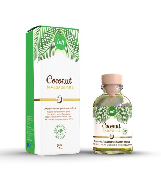 Массажный гель Intt Coconut с ароматом кокоса, 30 мл - notaboo.es