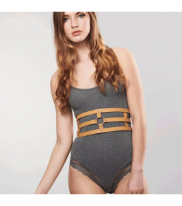 MAZE - Wide Belt and Restraints Brown MAZE - Wide Belt and Restraints Brown - notaboo.es