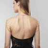 Magnifique · Metallic chain shoulders & back jewelry gold - 4 - notaboo.es