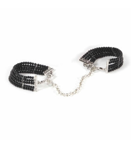 Plaisir Nacré - Black pearl handcuffs Plaisir Nacré - Black pearl handcuffs - notaboo.es