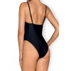 Black one-piece swimsuit with lacing Beverelle, M - 5 - notaboo.es