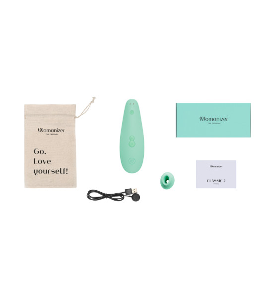 Womanizer Marilyn Monroe Special Edition Clitoral Stimulator, Mint - 1 - notaboo.es
