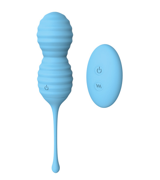 PLEASURE BALLS&EGGS BEEHIVE BLUE - 2 - notaboo.es