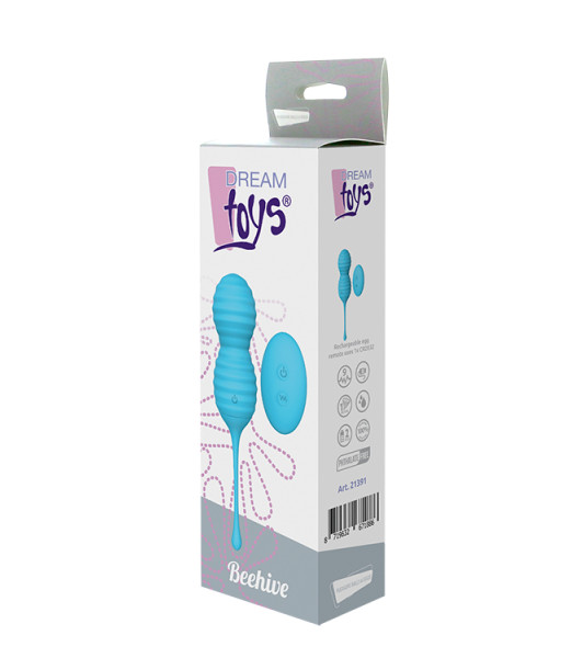 PLEASURE BALLS&EGGS BEEHIVE BLUE - 1 - notaboo.es
