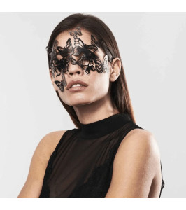 Self-adhesive mask Sybille Bijoux Indiscrets, vinyl, black - notaboo.es