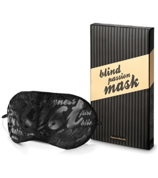 Blind Passion Bijoux Indiscretions Closed Eye Mask, Black - 1 - notaboo.es