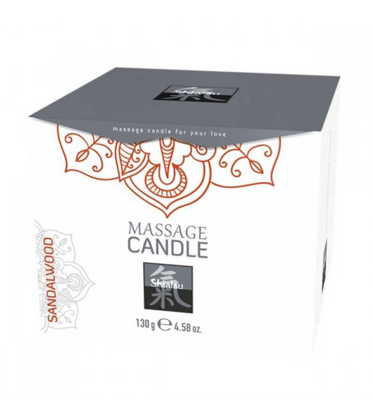 Vela de Masaje Sandalo de SHIATSU 130ml - 1 - notaboo.es
