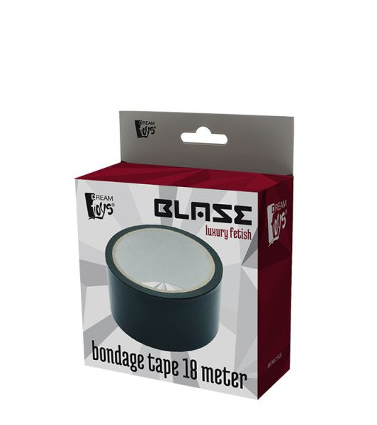 BLAZE BONDAGE TAPE 18M BLACK - 1 - notaboo.es