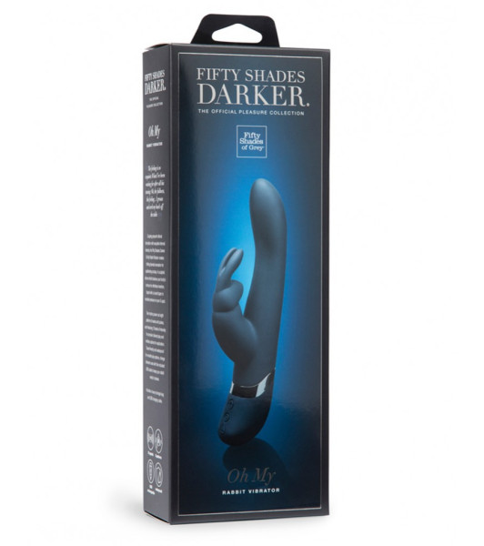 Vibrador Conejito Darker Oh My Negro de 50 Sombras de Grey - 2 - notaboo.es