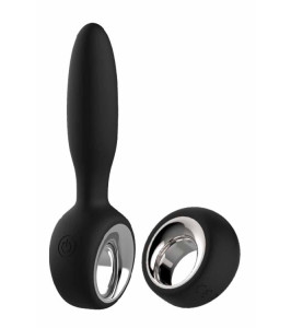 Dream Toys plug anal con mando a distancia inalámbrico, negro - notaboo.es