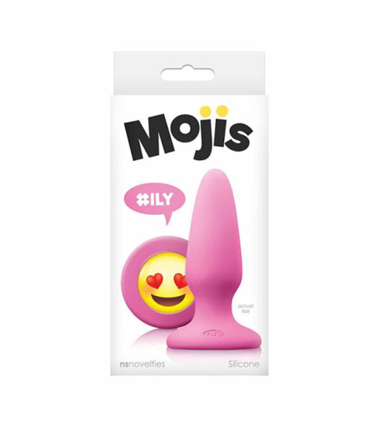 NS Novelties Mojis DCK emoji anal plug, pink, 7.8 x 3.3 cm - 1 - notaboo.es