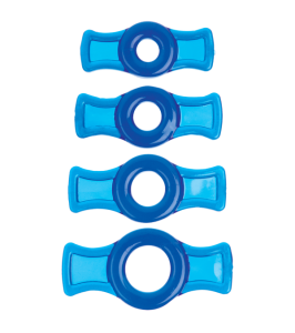 A set of erection rings in blue - notaboo.es