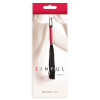 Flogger Negro con Mango Rosa NS Novelties - 1 - notaboo.es
