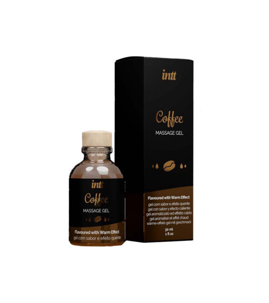 Gel de masaje de café INTT, 30 ml - notaboo.es