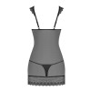 Bielizna-857-CHE-1 koszulka i stringi  S/M - 3 - notaboo.es