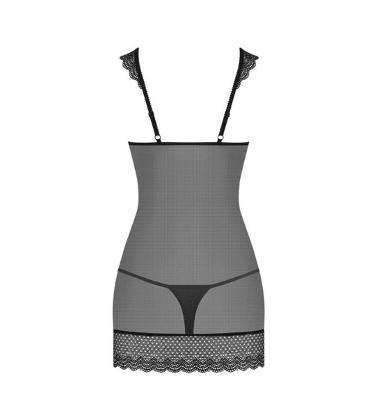 Bielizna-857-CHE-1 koszulka i stringi  S/M - 3 - notaboo.es