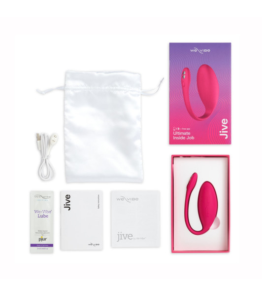 Виброяйцо We-Vibe Jive с управлением с телефона, розовое - 1 - notaboo.es