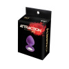 MAI No.47 ANAL PLUG WITH STONE S PURPLE - 1 - notaboo.es