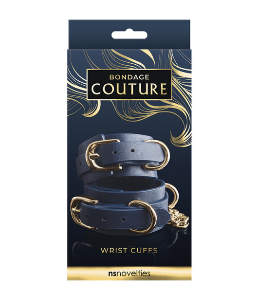 PUÑO DE TOBILLO BONDAGE COUTURE AZUL - 2 - notaboo.es