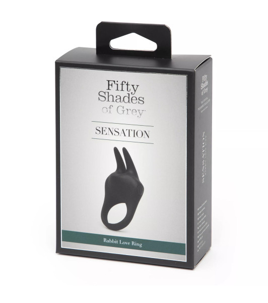 Fifty Shades of Grey Sensation Anillo del Amor Vibrador Conejito Recargable - 1 - notaboo.es