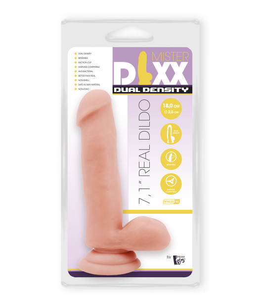 CONSOLADOR DE DOBLE DENSIDAD MR. DIXX DE 7.1 PULGADAS - 5 - notaboo.es